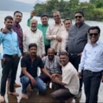 पवना धरण येथे पवनामाईचे पत्रकारांच्या हस्ते जलपूजन!